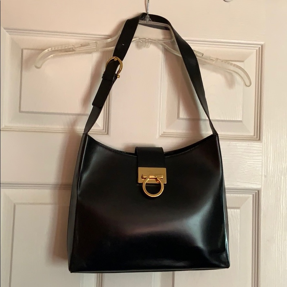 Salvatore Ferragamo vintage Gancini bag.